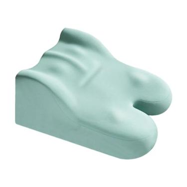 Imagem de Ｂｅｓｇａ Travesseiro de leitura, suporte ergonômico para cintura, presentes profissionais, versátil para cama, travesseiro portátil para elevação de pernas, Verde
