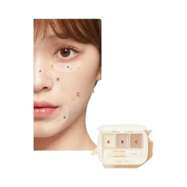 Imagem de Paleta De Corretivo Hidratante De Três Cores, Alta Cobertura, Maquiage