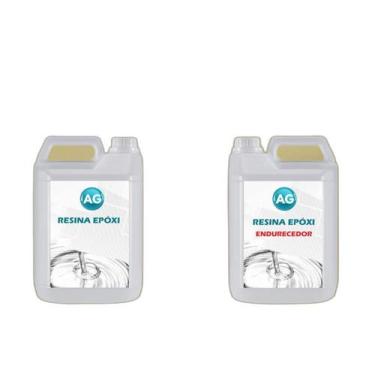 Imagem de Resina Epóxi 1Kg + Cor Sólida Marfim Ral1014 Ag Alta Espessu - Resinas