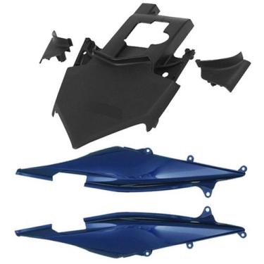 Imagem de Kit Carenagem 2 Peças Moto Honda CB 300R 2010 a 2012 Cromo Forte Subst