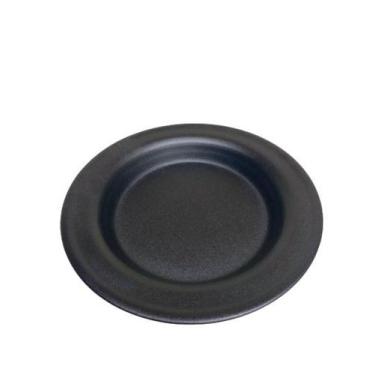 Imagem de Kit 15 Pratos Escolar de Alumínio Preto Fosco - Merenda - Pai do Preço