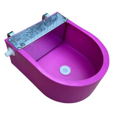 Imagem de Cocho Agua Automatico Cavalo Bezerro Caes 10 Litros Rosa - Nosso Quint
