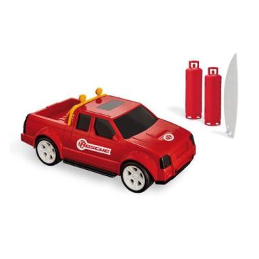 Imagem de Brinquedo Caminhonete Pick Up Bombeiro Rescue Team - Usual Brinquedos