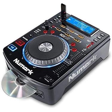 Imagem de Numark NDX500 | Leitor de CD e controlador de software com jog wheel sensível ao toque, interface de áudio, controles de passo longos e pré-mapeado para integração profunda com o Serato DJ
