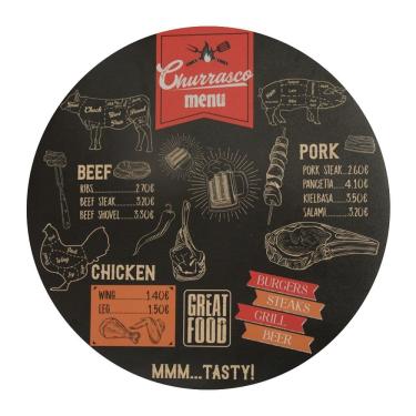 Imagem de Jogo Americano Hauskraft Churrasco em PVC 37,5cm 1 Peça