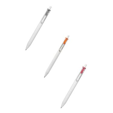 Imagem de TTDLMO Canetas de gel coloridas para piquenique – Conjunto de 3 cores: laranja (0,38 mm), câmera de filme (0,5 mm), sanduíche de morango (0,5 mm) - Feito no Japão, escrita suave e precisa, artigos de