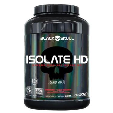 Imagem de Isolate hd 900g - CAVEIRA PRETA, N/A, MORANGO, N/A, Proteína Isolada