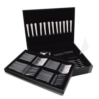 Imagem de Faqueiro Class 72 Peças Faca Churrasco Class Home, Prateado