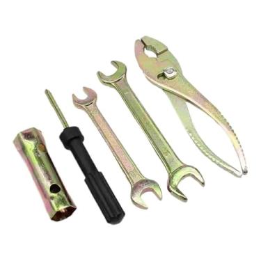 Imagem de Generic Kit de ferramentas para motocicleta com 5 peças, ferramenta de remoção de velas de ignição, ferramentas de reparo, chaves de fenda para VFR750 125R