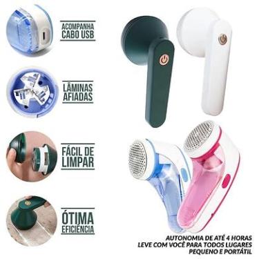 Imagem de Papa Bolinhas Portátil Recarregamento USB Tira Pelos Remoção de Bolinhas Tira Fiapos 110v 220v E-Shop Center