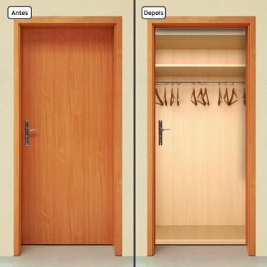 Imagem de Adesivo Decorativo de Porta - Closet - Armário - 1173cnpt - Allodi