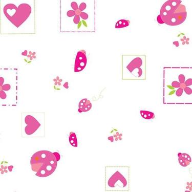 Imagem de Papel de Parede Adesivo Infantil Joaninha - 034 - Multimpressão