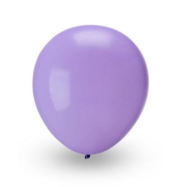 Imagem de Balao Liso 8 Lilas C/50 Pic Pic