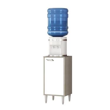 Imagem de Balcão para Filtro com 1 porta Estonia HR Móveis, Elmo-Branco