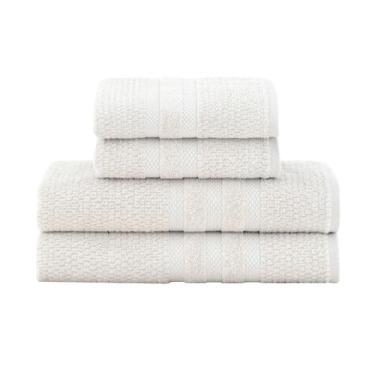 Imagem de Jogo de Toalhas 4 peças Buddemeyer Vanilla Extra Soft  Toque Macio Alt