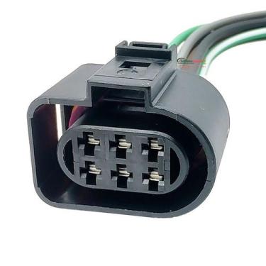 Imagem de Plug Conector Bomba Elétrica Vácuo Servo Freio Audi Golf Jetta Polo - 