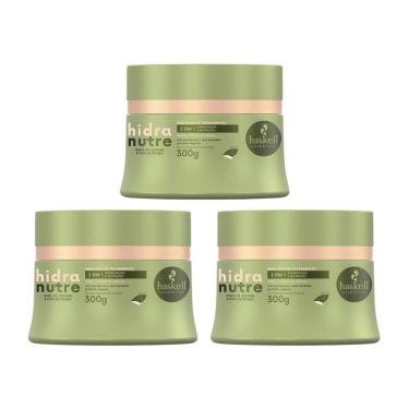 Imagem de Mascara Haskell Hidranute 300G - Kit Com 3Un