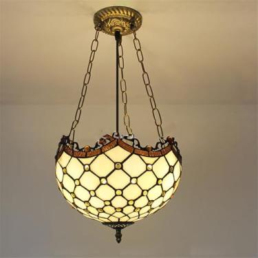 Imagem de Lâmpada Pingente De Vidro Colorido Contemporâneo Com Estilo Retro - Ideal Para Sala De Estar, Restaurante, Quarto, Hotel, Villa, Corredor, Café E Bar | Design Criativo LED (N D30CM)