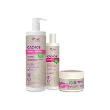 Imagem de Kit Sos Cachos Ativador, Gelatina E Máscara - Apse - Apice