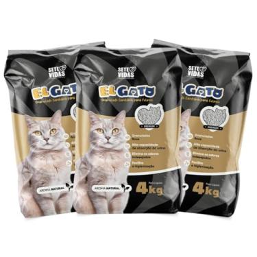 Imagem de Areia Higiênica para Gatos EL Gato Linha Primium Anti Odor 100% Natural (Natural - 12kg)