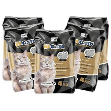 Imagem de Areia Higiênica para Gatos EL Gato Linha Primium Anti Odor 100% Natural (Natural - 20kg)