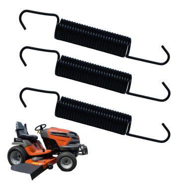 Imagem de QYandRH 532401872 Mola de retorno do braço intermediário do trator de gramado compatível com Husq-VAR-na P-ou-LAN peças de trator/cortador de grama de 106.7 cm (preto 3 peças)