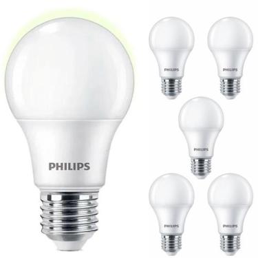 Imagem de kit 6 Lâmpadas Led Philips 9w Bulbo Branco Neutro 4000K Equivale 60w L