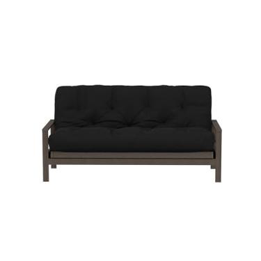 Imagem de Royal Sleep Products Novo colchão Futon de substituição capa sólida 9 camadas direto da fábrica Full/Queen feito nos EUA (preto, solteiro)