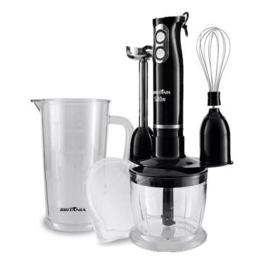 Imagem de Mixer Batedor e Processador de Alimentos Britânia 3 Em 1 - 500w, 110V