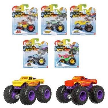 Imagem de Hot Wheels Monster Trucks Surpresa Color Shifters HGX06
