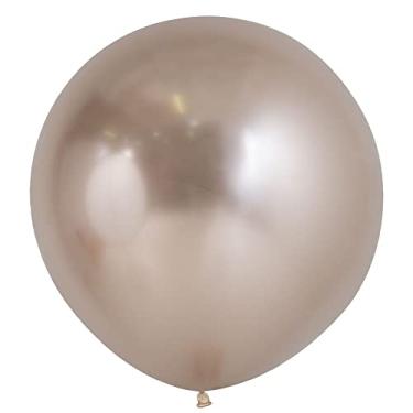Imagem de Betallatex Balões de látex Reflex Party 45,72 cm, champanhe branco dourado