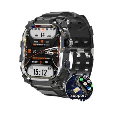 Imagem de Relógio Inteligente 4G SIM GPS Com Câmera Rotativa Para Videochamada, 