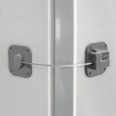 Imagem de Fechadura de geladeira Coipdfty Heavy Duty Fridge Lock cinza