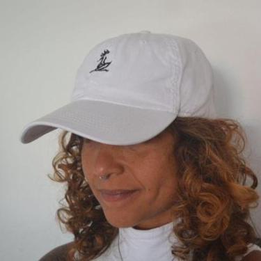 Imagem de Boné Dad Hat Seis Gomos Bordado - Off White-Unissex