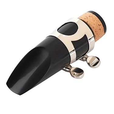 Imagem de RiToEasysports Bocal de Clarinete de Plástico de Com Botão de Metal para Fixação Segura de Palheta e Limpeza para Entusiastas da Música