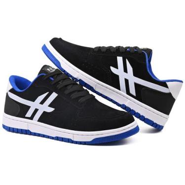 Imagem de Tenis Casual Nyc Shoes Lançamento Estilo Skatista CM40, Azul, 44