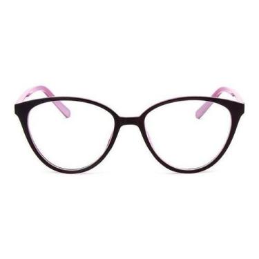Imagem de Armação Gatinho Cat Retrô Fashion para Óculos de Grau - Vinkin, Rosa