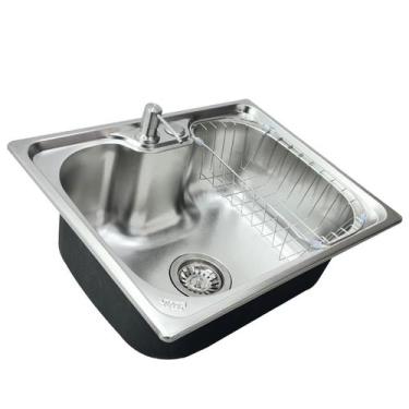 Imagem de Kit Cuba Cozinha Gourmet Square Com Acessórios - Smart DEPOT