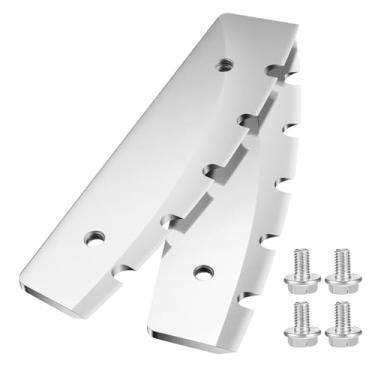 Imagem de Shimeyao 2 peças de reposição de lâminas planas de eixo helicoidal de 25 cm compatíveis com Eskimo 28345 Lâminas de trado manual de gelo para furadeira, acessórios de cortador de aço inoxidável