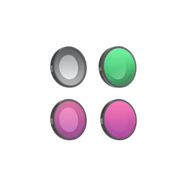 Imagem de Filtros para Câmera de Ação Acessórios Compatíveis com GO Ultra Conjunto 4 Peças MCUV CPL ND32 ND64