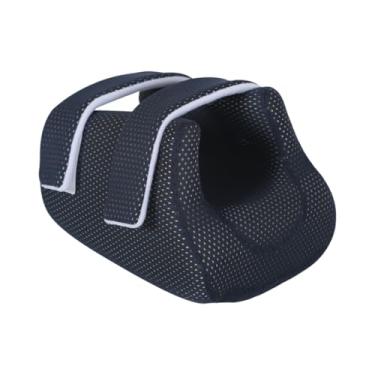 Imagem de EZSLINGGLIDE Almofada protetora de calcanhar 3D (azul marinho, protetor de salto)