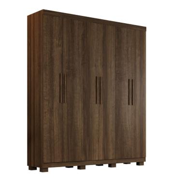 Imagem de Guarda Roupa Sevilha 6 Portas 4 Gavetas Com Nicho - Benetil