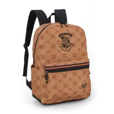 Imagem de Mochila Harry Potter Brasão - Marrom - MS46755HP Hogwarts - Luxcel