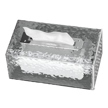 Imagem de RiToEasysports Caixa de Tecido Capa de Parede Plástico Suporte de Tecido Caixa de Armazenamento para Sala de Estar Quarto Escritório Economia de Espaço Higiênico Design Elegante (#12)