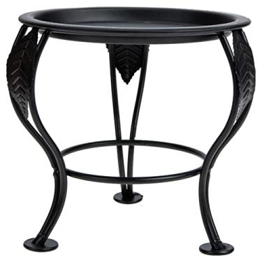 Imagem de YYBOES Suporte de flor de ferro forjado tripé suporte de vaso de plantas para varanda suporte de vaso de plantas em vaso rack de armazenamento de flores suporte de exibição de plantador de flores