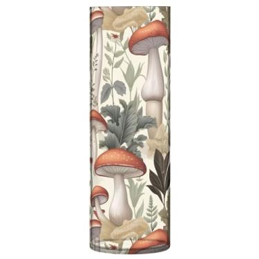 Imagem de xigua Vaso transparente para plantas de cogumelo para decoração de casa, vaso de plástico de flores para sua cozinha, quarto, escritório, sala de estar, banheiro