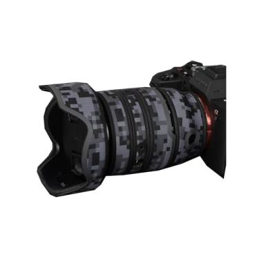 Imagem de Capa de lente para Sony FE 24-70 mm F/2.8 GM II capa de proteção de lente de câmera camuflagem (cor #camuflagem digital - à prova d'água) capa de chuva