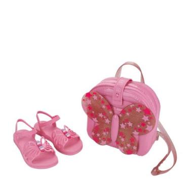 Imagem de Sandália Infantil Personalidade Barbie Fly com Mochila REF: 23268 - Gr