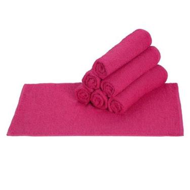 Imagem de TOALHA DE CABELO P/SALÃO 28x48 - Poderosa Sempre, rosa