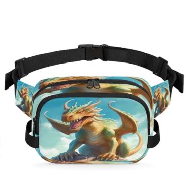 Imagem de Pochete Boho étnica asteca retrô para mulheres e homens com alça ajustável, bolsa transversal, bolsa de peito, bolsas de bumbum, bolsa de estilingue, Cor 21